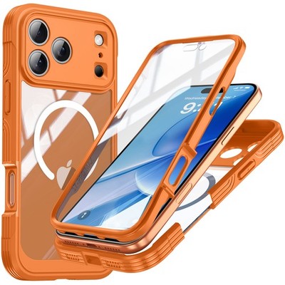 For iPhone 17 Pro Max/Air/17 Pro Shockproof Magnetic Mag Safe Case Screen Cover 