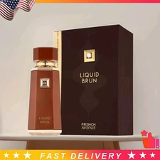 Liquid Brun French Avenue by Fragrance 3.4 oz / 100 ml World EDP Eau De Parfum