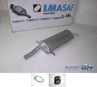 Imasaf Auspuff Endtopf+Anbauteile für Citroen Xsara+Coupe 1.4I+1.6 16V 1997-2005