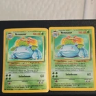 Pokémon TCG Base Set Venusaur 1st Edition 15/102 Lot of 2 Cards 1999