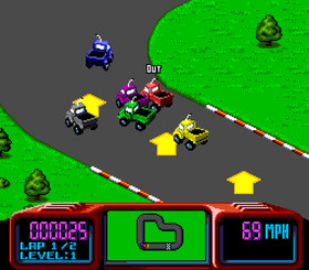 Championship Pro-Am - Sega Genesis Game