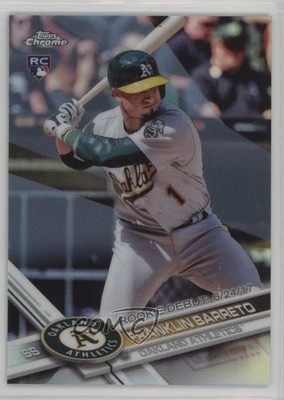 2017 Chrome Update Target Exclusive Refractor Franklin Barreto Rookie RC 1n1p