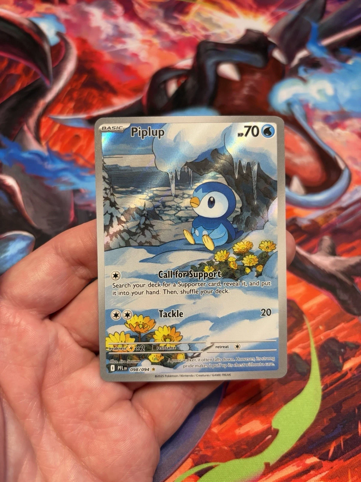 Piplup 098/094 Me02: Phantasmal Flames Holo