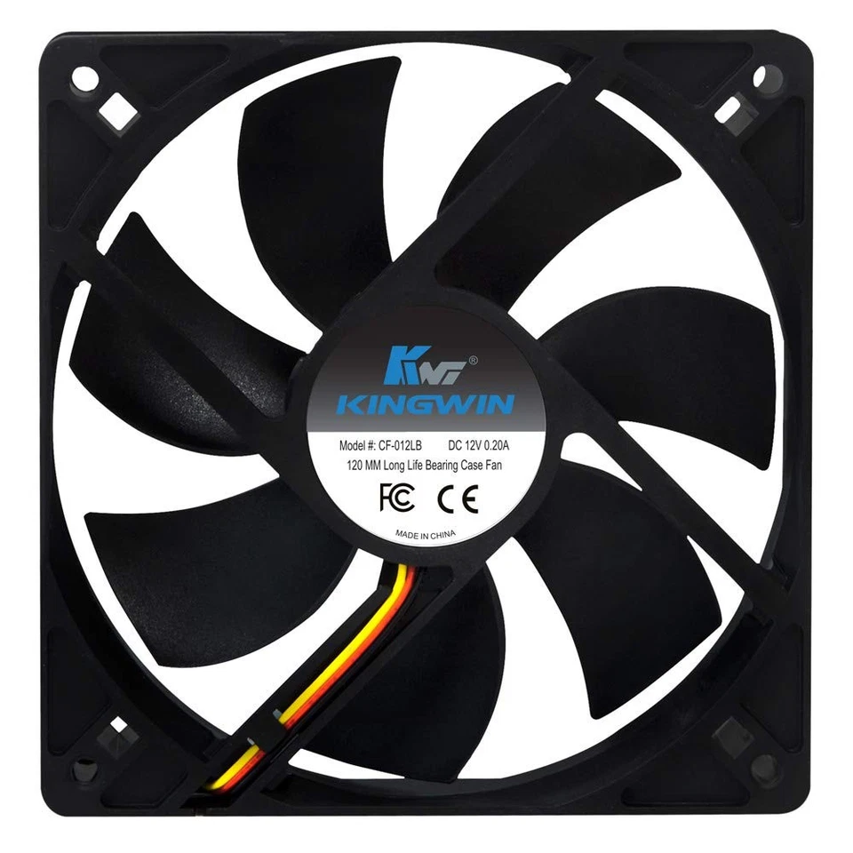 High Profile Pc Case Fan 3Pin 4Pin Connector Maximum Air Flow 100000 Hours Life - Image 4 of 4