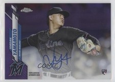 2020 Topps Chrome Rookie Purple Refractor 84/250 Jordan Yamamoto Auto RC 0xg6