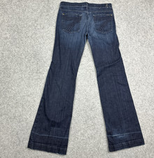 7 For All Mankind Dojo Jeans Womens 29 Dark W...