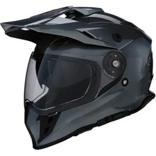Z1R Range Dual Sport Full Face Helmet - Dark Silver - Adult Size Large