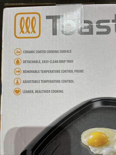 TOASTMASTER 10" X 16" ELECTRIC GRIDDLE NONSTICK•TM-1612DG - Picture 3 of 3