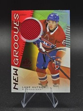 2024-25 SP Game Used Lane Hutson New Grooves Jersey Red RC #NG-9 Canadiens