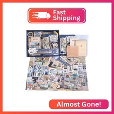 emmoolife Scrapbooking Supplies Kit, Daily Life World Travel Scrapbook Kit for B