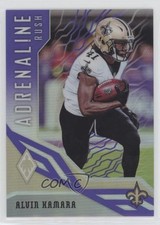 2018 Panini Phoenix Adrenaline Rush Purple 71/75 Alvin Kamara #6 1g7h