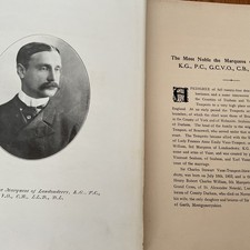 DURHAM Leaders c1906 Print  CHARLES VANE-TEMPEST- STUART Marquis of Londonderry
