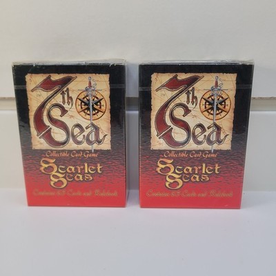 7th Sea TCG Scarlet Seas Sea Dogs Starter Deck NEW CCG Card Game 2 Pack