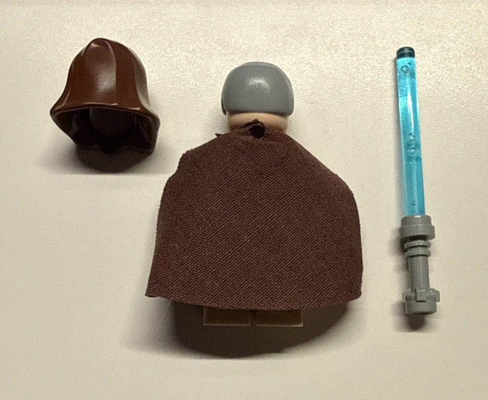 LEGO Obi-Wan Kenobi Minifigura con Capa Andrajosa - Star Wars (sw1254) 9001925 Foto 2 de 3