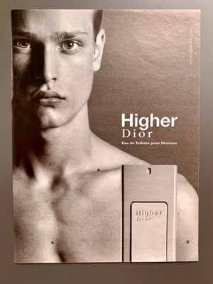 Higher Dior Eau de Toilette pour Homme 2002 Vintage Ad Werbung Reklame V4