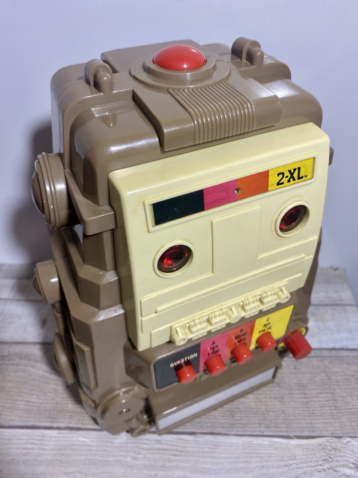 Great Working SERVICED 2-XL Mego Corp 8 Track Player Robot (See Video In Use)