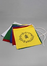 Medicine Buddha Mantra with Om Tibetan Prayer Flags