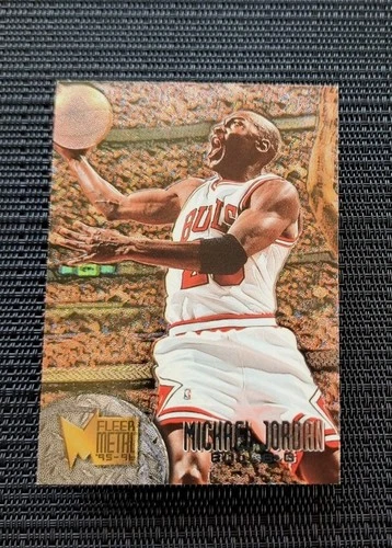 🏀1995-96 Fleer Metal Michael Jordan #13 HOF❗️ Bulls🏀