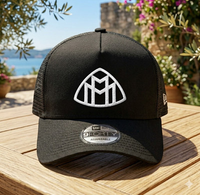 Maybach Embroidered Trucker Hat Snapback Adjustable Mesh Cap
