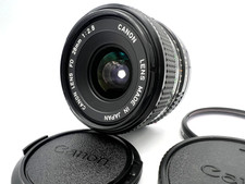 READ- Canon New FD NFD 28mm F2.8 MF Wide Angle Lens AE-1 Tested - 1 Day Handling