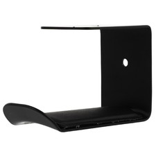 Black Iron Headphone Rack Reusable Headset Holder for Desk Storage