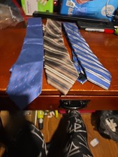 michael kors 100 silk Ties Lot Of 3