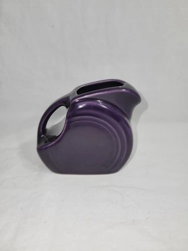 Fiesta mini disk 5oz. pitcher in a purple color, such as plum