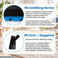 32mm Staubsaugerrohr Bodendüse + Aufsatz Set für Electrolux Nilfisk Numatic AEG – Bild 5