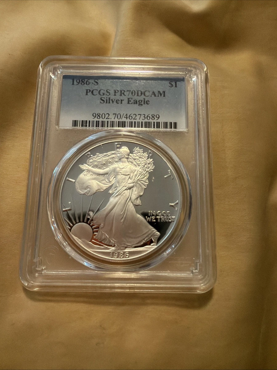 American Eagle PR 70 Graded Silver Bullion Coins 1986 for sale | eBay