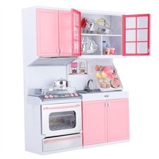 Mini Kitchen Pretend Role Play Toy Set Funny Kitchenware Playing House Gifts For