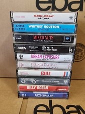 Lot Of 10 Vintage Cassette Tapes Tom Petty Carpenters Whitney Houston Exile
