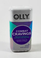 Olly COMBAT CRAVINGS Supports Metabolism 30 capsules Chromium goji berry 04/2026