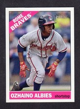 2015 HERITAGE MINORS #4 Ozhaino Ozzie Albies  ROOKIE  ATLANTA BRAVES  NM-MT   E