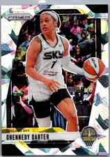 2024 Panini Prizm WNBA #66 Chennedy Carter Ice Prizms
