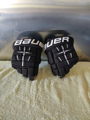 Bauer Thermo Max 10'' Hockey Gloves 4-Roll Pro Free Flex Lock Thumb Black 25cm.