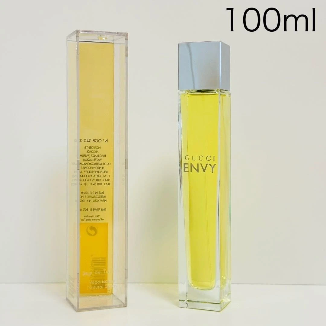 希少♡ GUCCHI 香水　ENVY 100ml Gucci Envy For Woman Eau De Toilette 100 MI Spray Vintage SEALED
