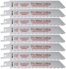6-Inch Thick Metal Cutting Reciprocating Saw Blades (18 TPI) Made of Long Las...