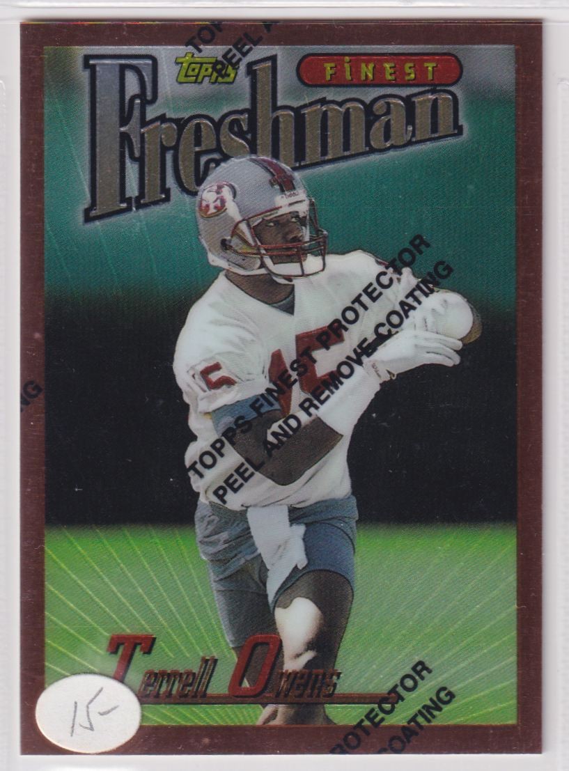 1996 Finest #338 Terrell Owens