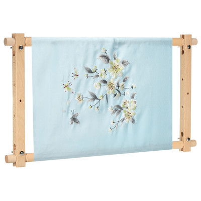 Needlepoint Embroidery Tapestry Scroll Frame 21''x12'' Beech Wood Cross Stitch