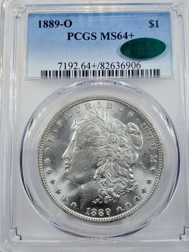 1889-O Morgan Dollar PCGS & CAC MS64+ Tougher Date Plus Grade