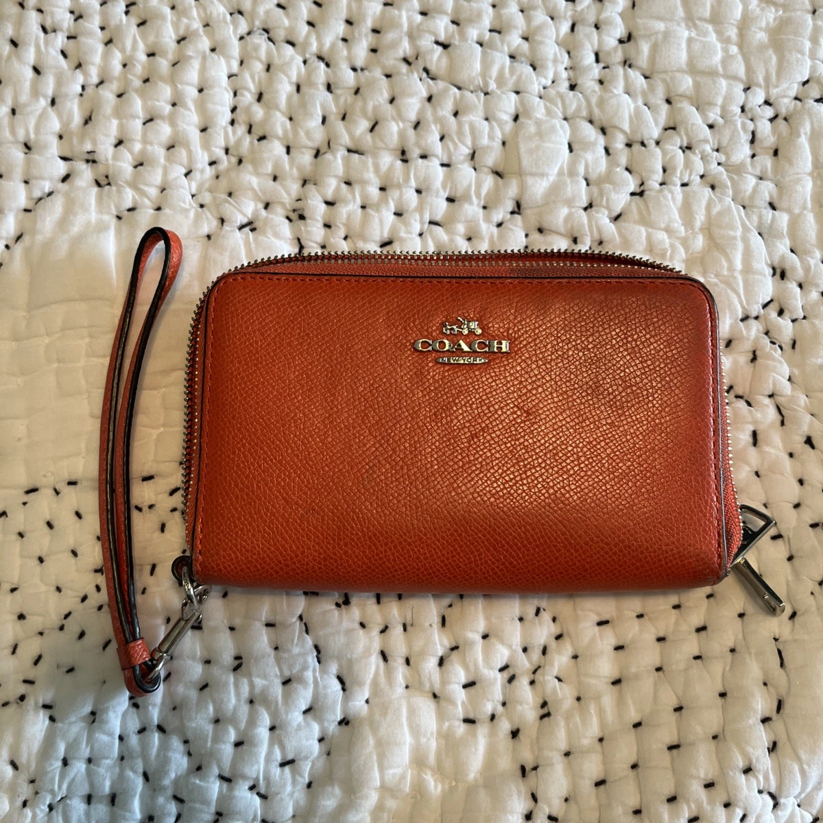 Coach Canvas Orange Wallets for Women for sale | eBay