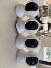 4 TP-Link Tapo C200 Pan Tilt Wi-Fi Security Camera 1080P Night Vision White