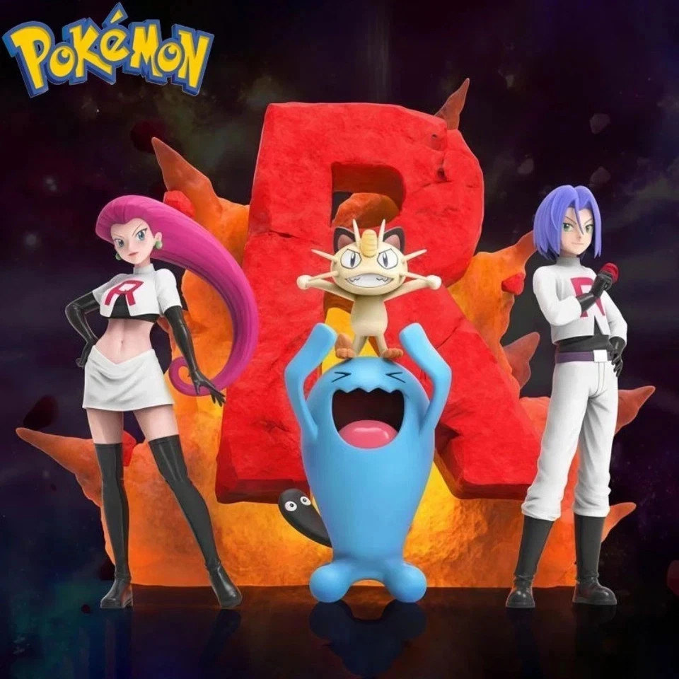 Statues Team Rocket Pokémon 3-11 cm : le cadeau idéal en figurines PVC pour adulte nostalgique