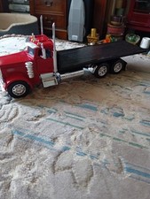 1.32 Modified New Ray Farm Truck With BRITAINS FARM bed. Cattle Body Will Fit