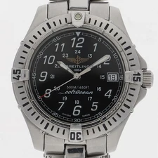 BREITLING A64050 Colt Ocean WATCH black SS QZ