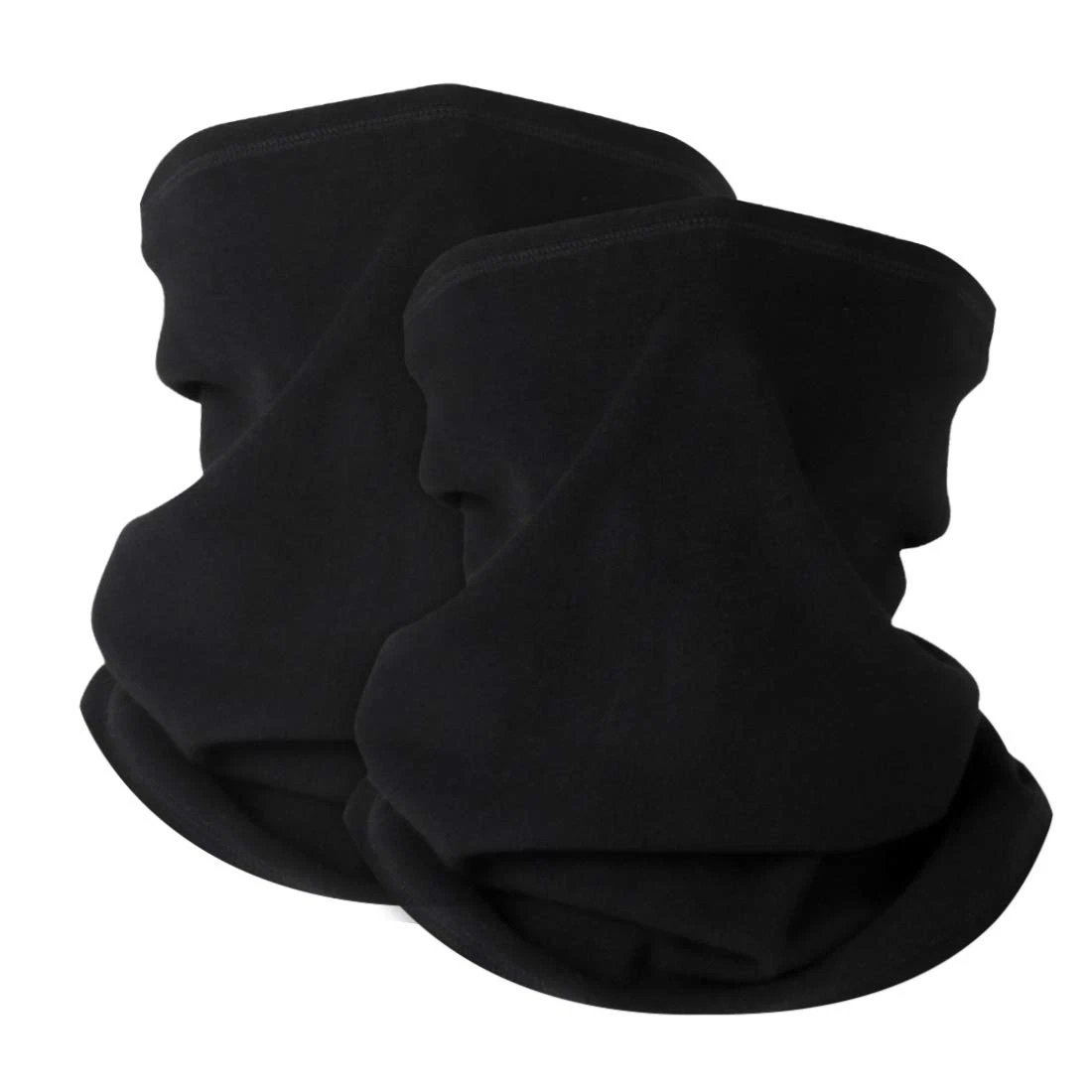 2 Pack Winter Neck Warmer Gaiter,Soft Fleece Windproof Face Mask Scarf Bandan...