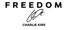 Freedom Charlie Kirk Vinyl Window Decal Sticker Computer Truck Patriotic America