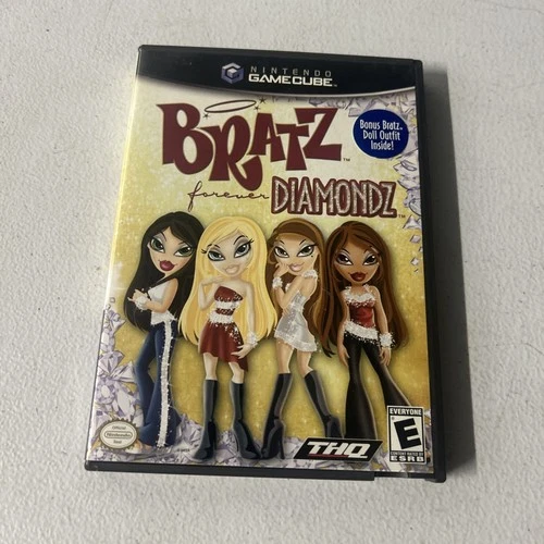Bratz: Forever Diamondz (Nintendo GameCube, 2006)  w/ Manual TESTED