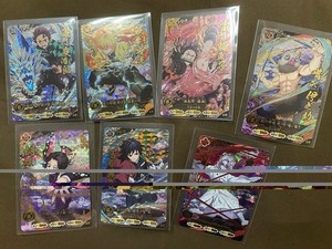 Demon Slayer Konami Nichirin Battle Slash Arcade Card Ultimate Rare Complete Set