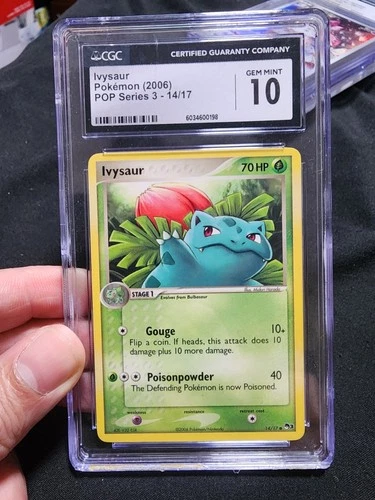 2006 POP Series 3 #14/17 Ivysaur CGC 10